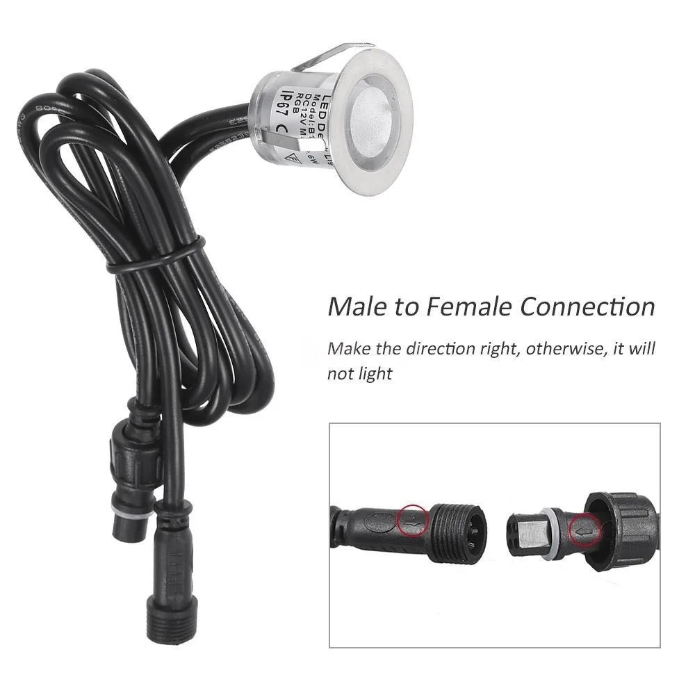 32mm RGBW LED Deck Light 0 6W  - Outdoor Lighting Ground Fixtures review and price
