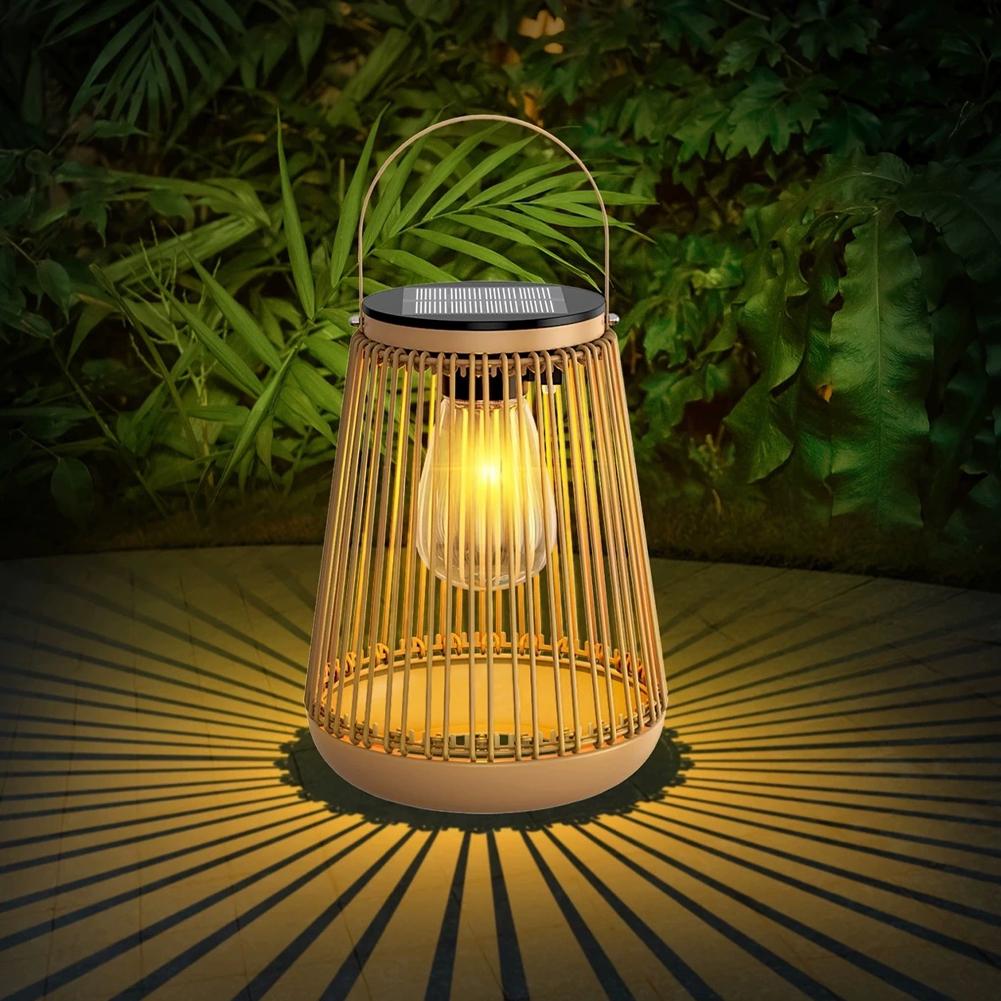 IP65 Waterproof Solar Rattan L - Outdoor Lighting Lamp review and price
