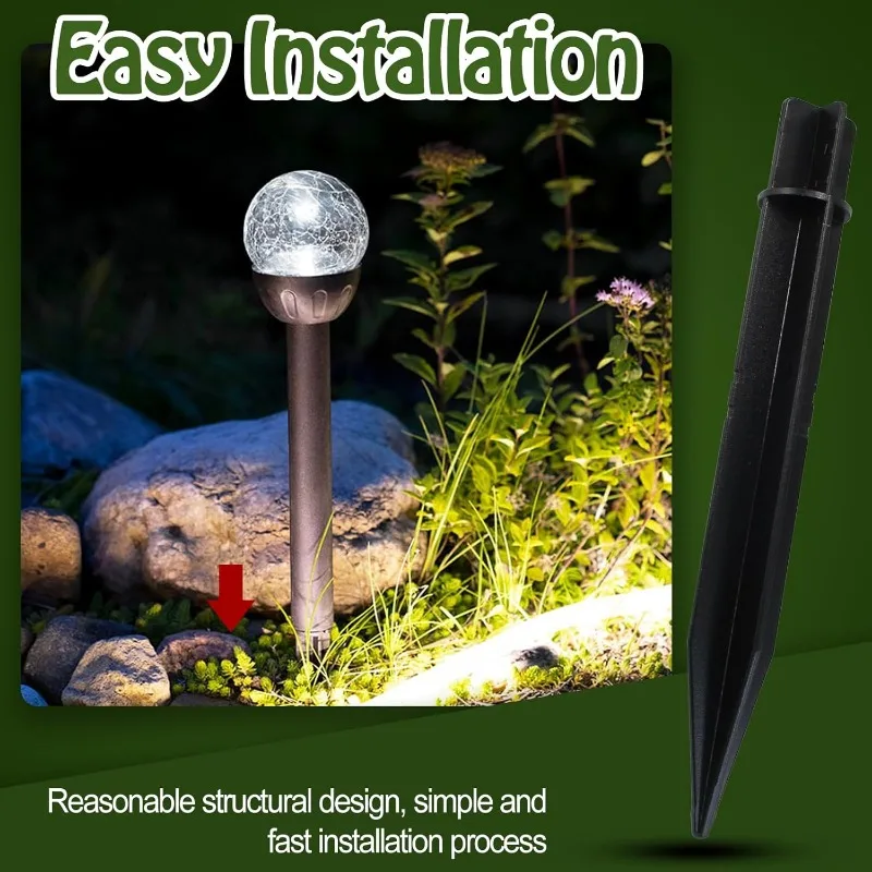 Solar Lawn Light Stakes Outdoo - Outdoor Lighting Ground Fixtures review and price