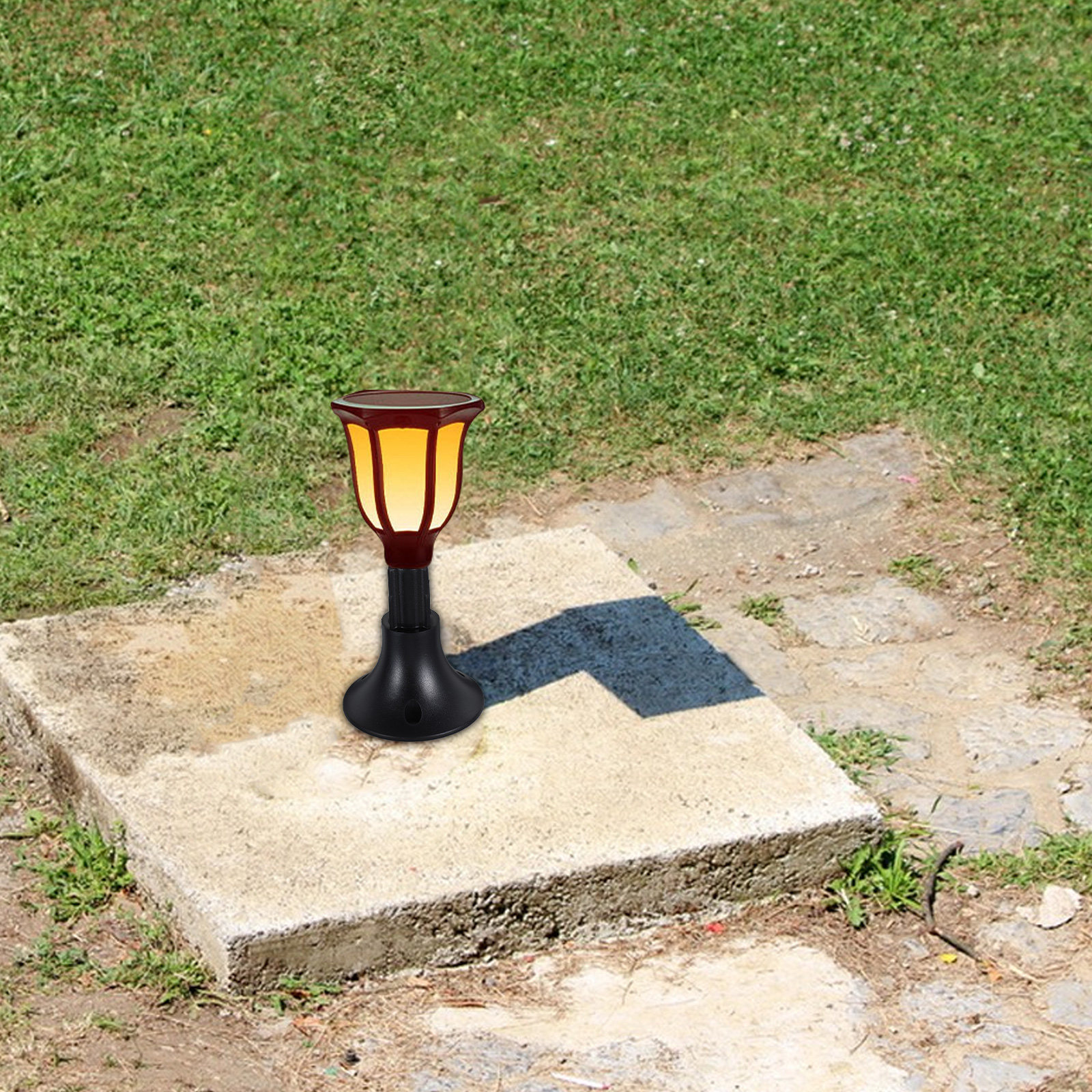 10Pcs Solar Lawn Light Base Re - Outdoor Lighting Ground Fixtures review and price