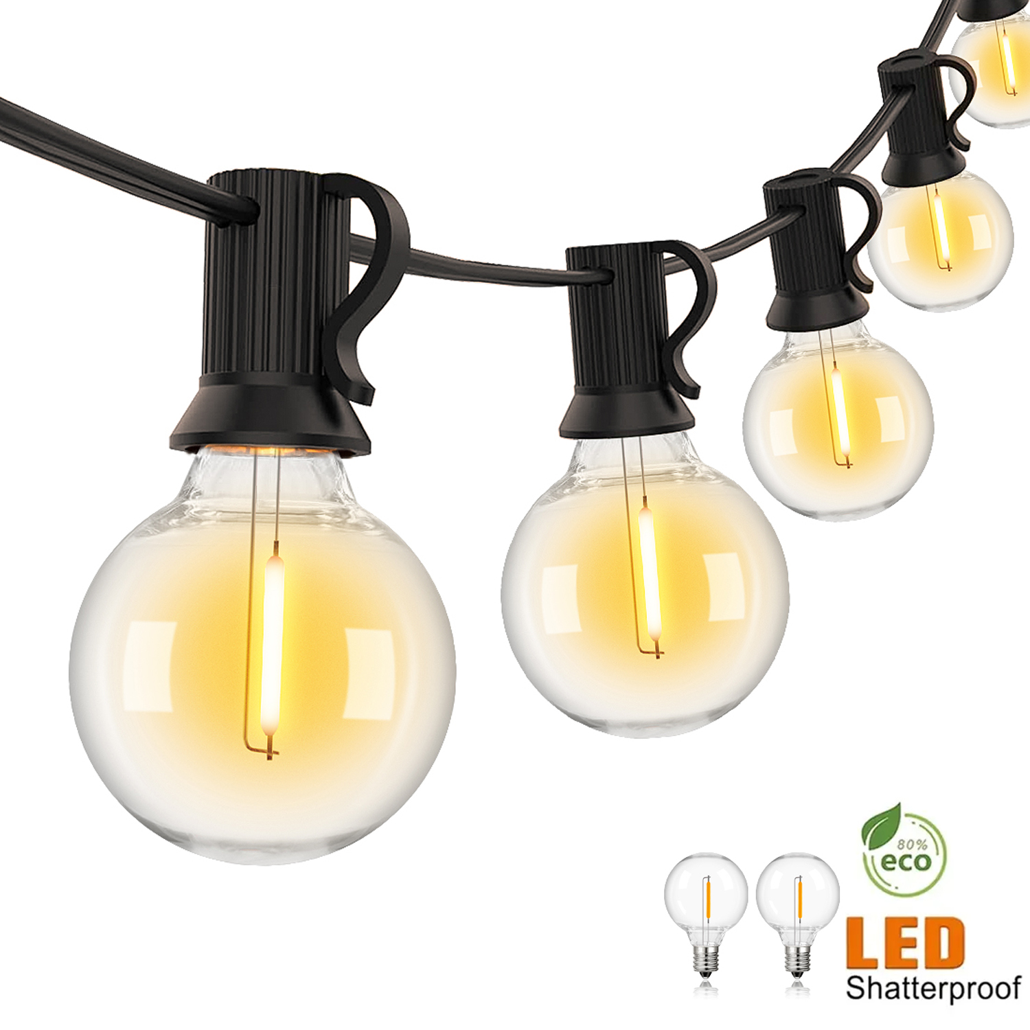 G40 Outdoor Garland String Lig - Outdoor Lighting Socket review and price