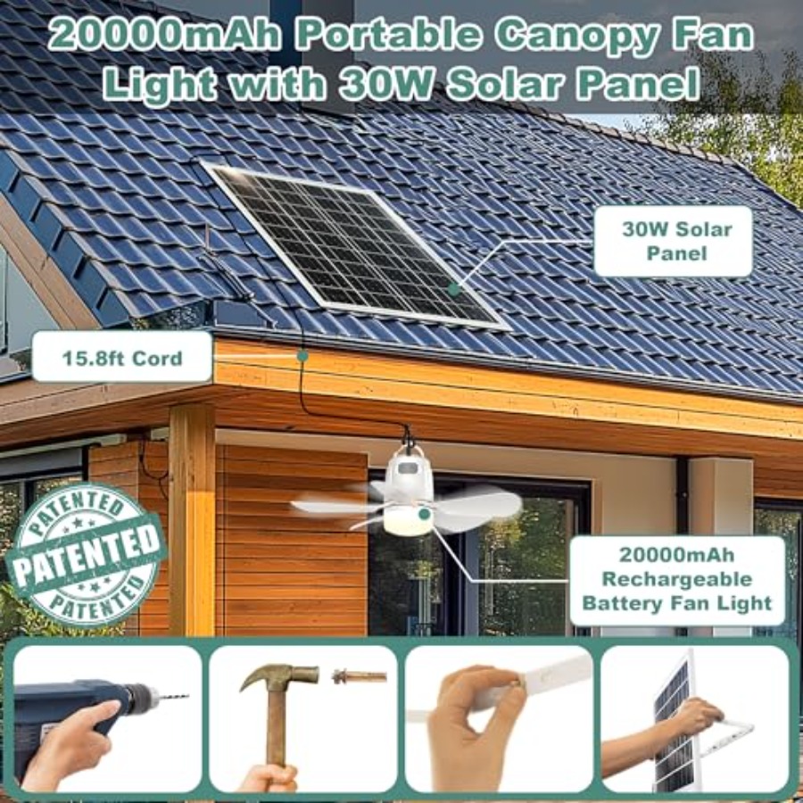 Outdoor ceiling fan light for  - Outdoor Lighting For Gazebo review and price