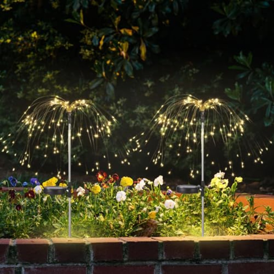 Solar Firework Lights Outdoor, - Outdoor Lighting Pole review and price