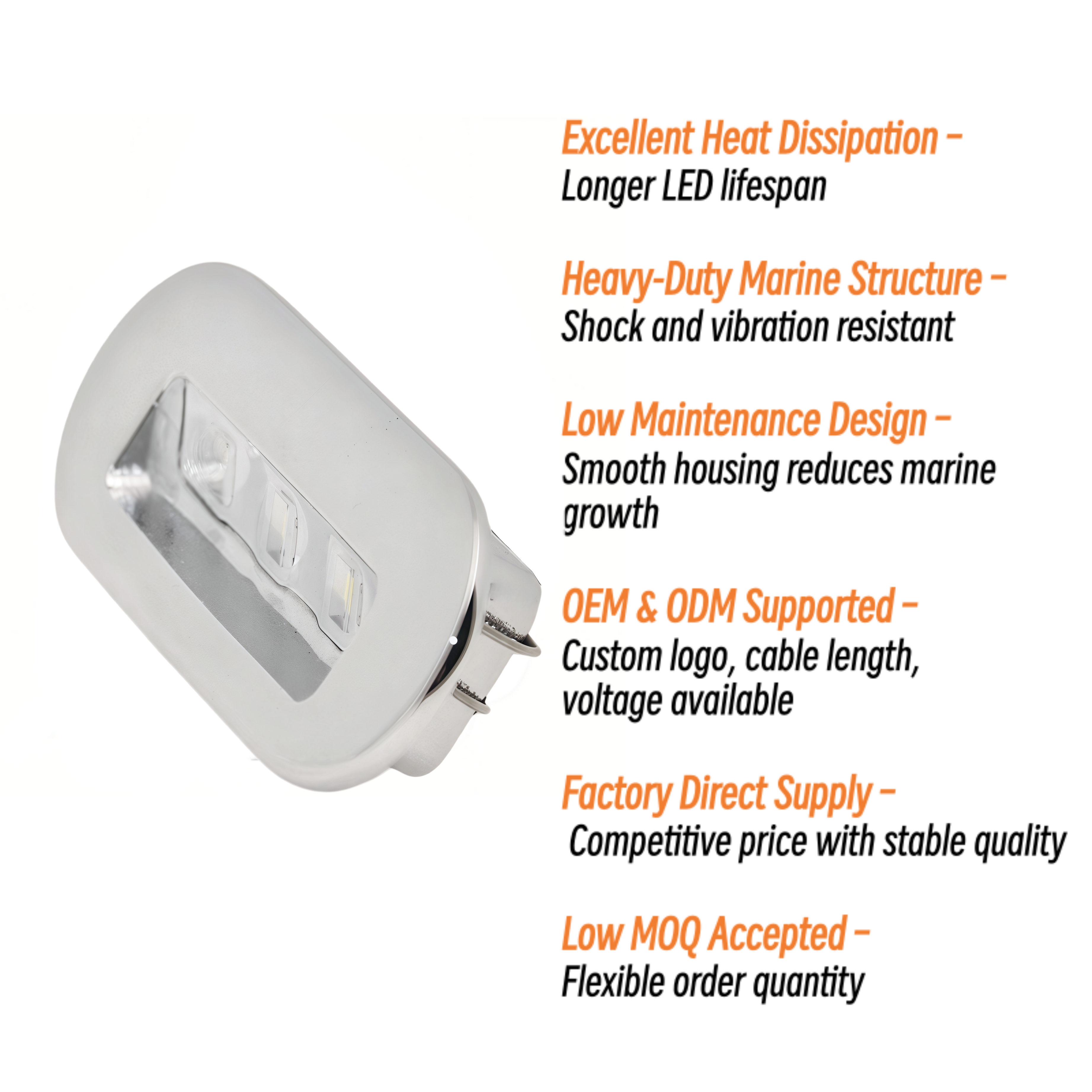 3W LED Courtesy Light 12V 24V  - Deck Step Light review and price