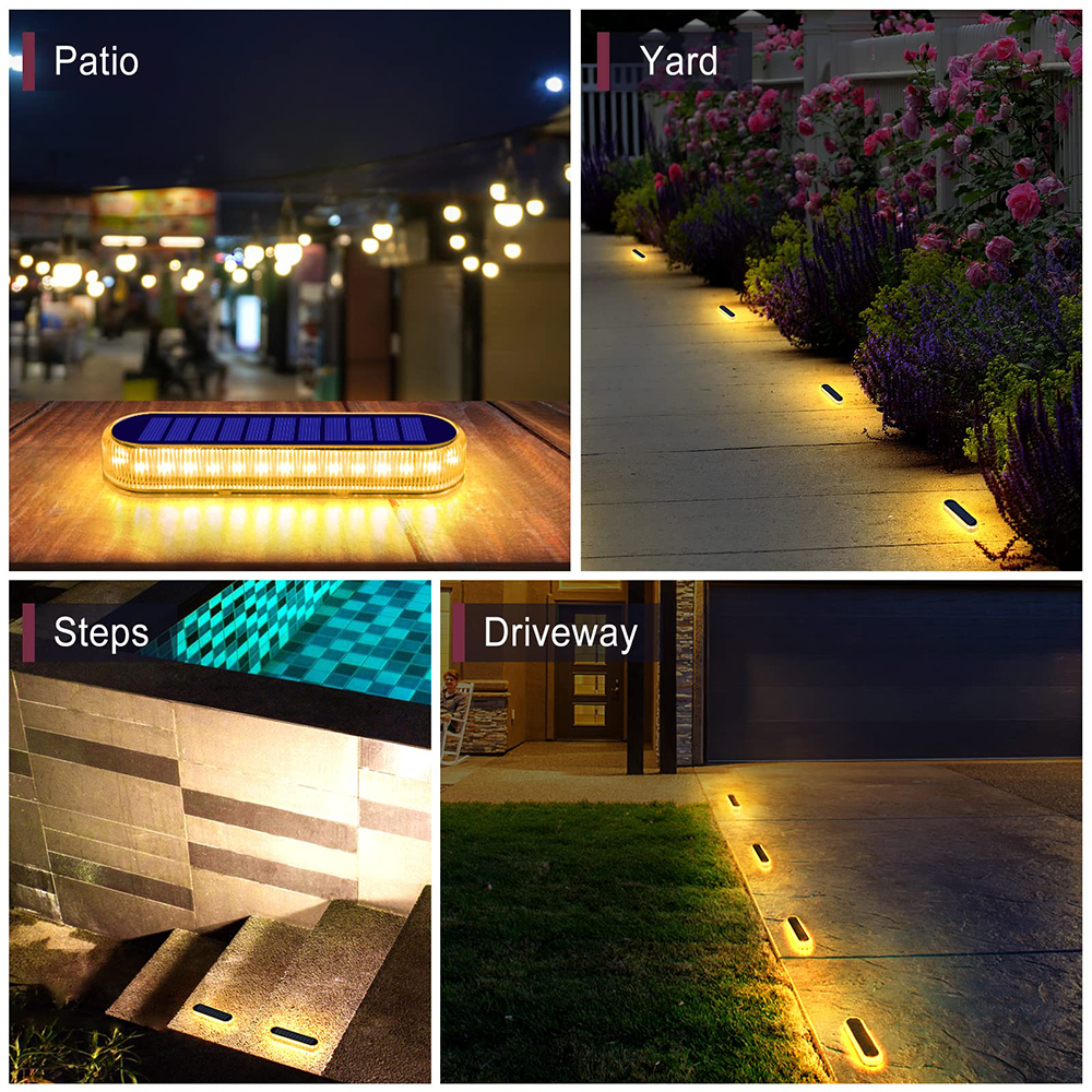 Solar Deck Light IP68 LED Grou - Outdoor Lighting Ground Fixtures review and price