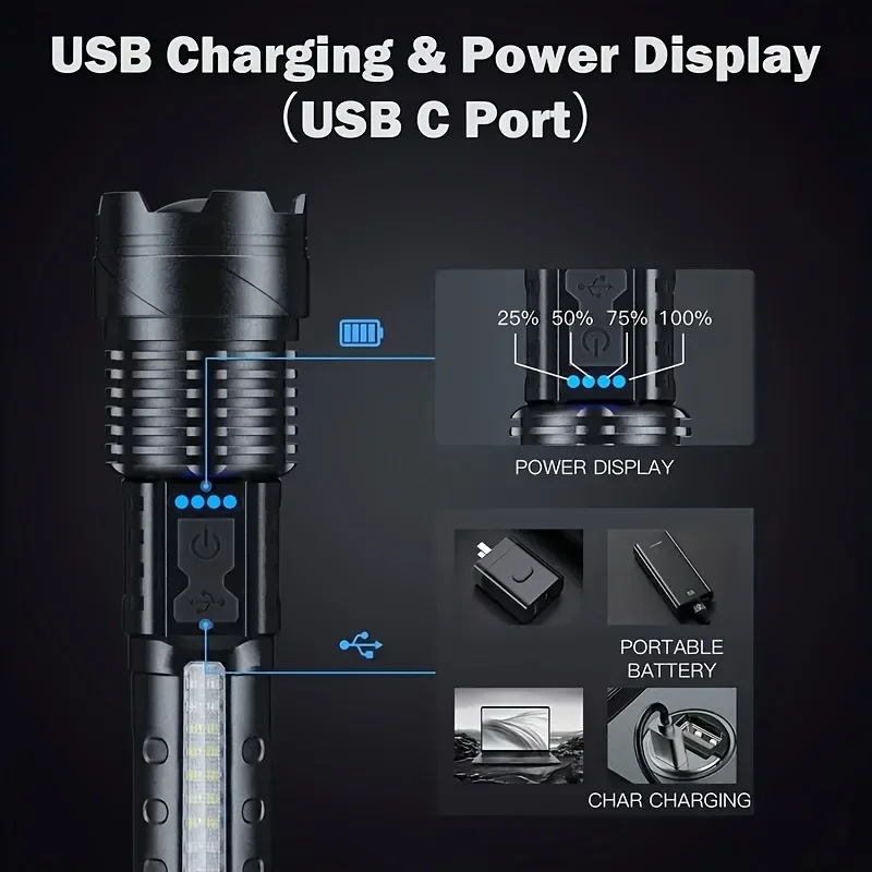 Powerful LED Flashlight Batter - Outdoor Lighting Pole review and price