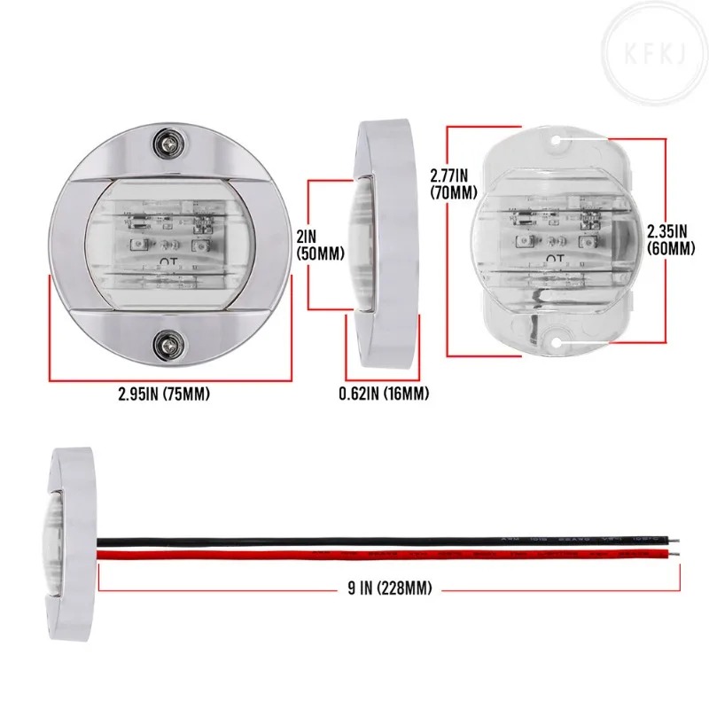 For Yacht Fishing Vessel 12V/2 - Deck Step Light review and price